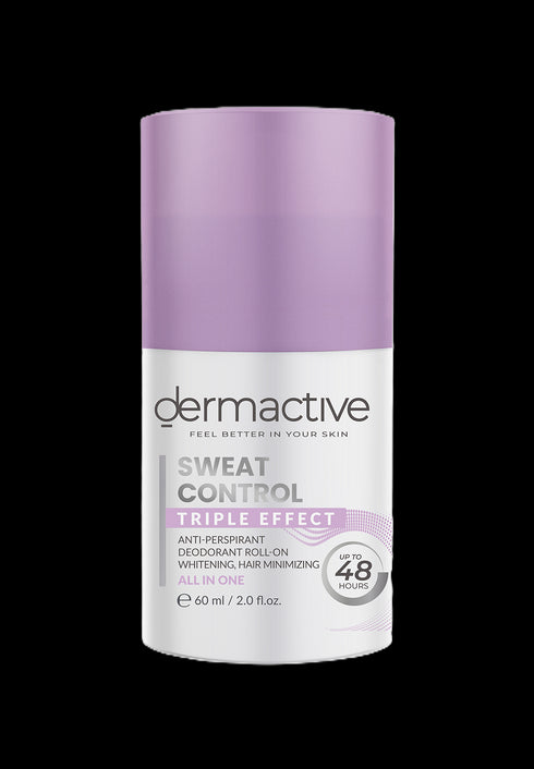 ديرما اكتيف رول اون مزيل رائحه العرق سويت كنترول تريبل ايفكت 60 مل - Dermactive